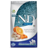 Farmina N&D Ocean - Codfish, Pumpkin & Orange - Grain Free - Adult Dog Dry Food - Medium & Maxi Breed